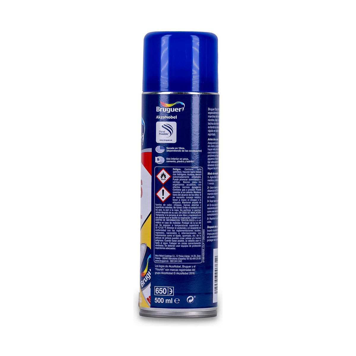 Sprejfärg Bruguer 5196400 Anti-fläckar Vit 500 ml - 2
