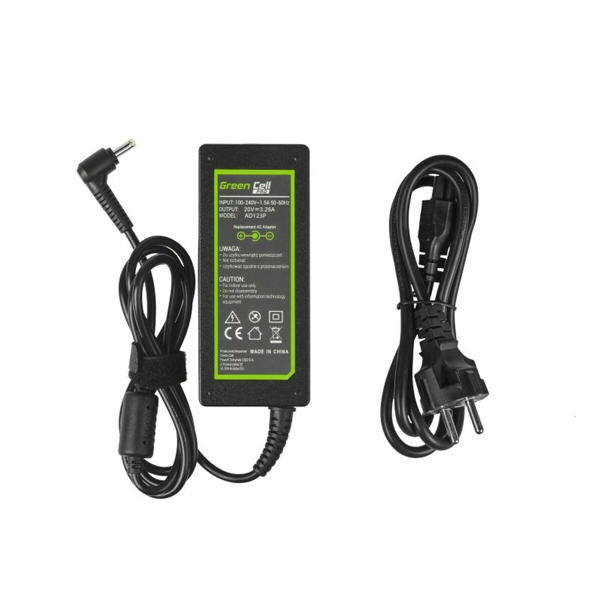 Laptopladdare Green Cell AD123P 65 W - 6