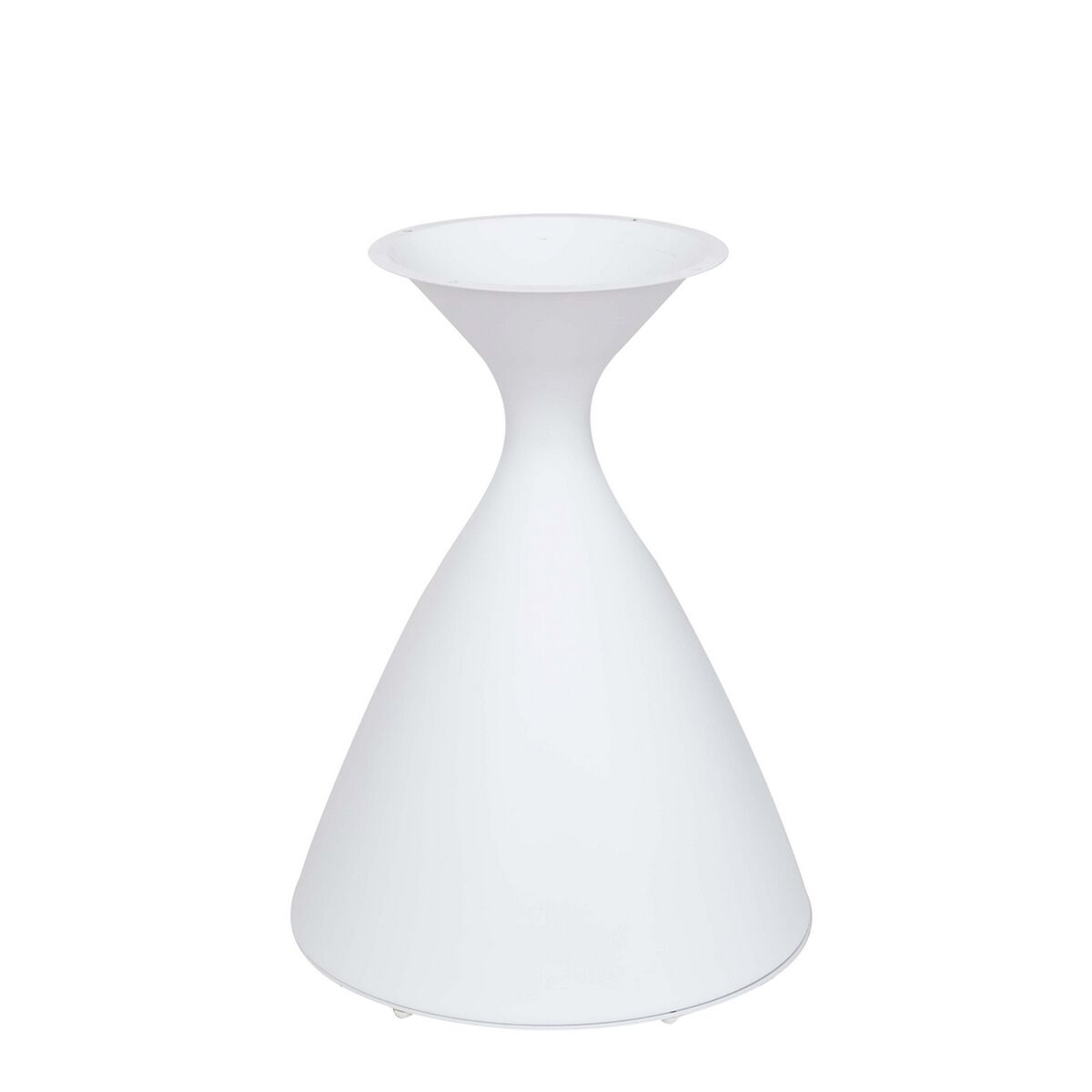 Bas   Nadia Bord Vit Aluminium 56 x 56 x 75 cm