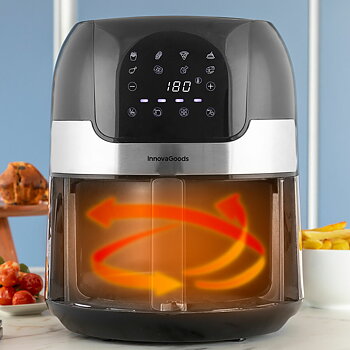 Luftfritös InnovaGoods Svart 1400 W 3,5 L Rostfritt stål (Renoverade A)