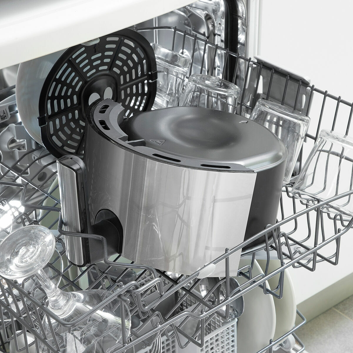 Luftfritös InnovaGoods Svart 1400 W 3,5 L Rostfritt stål (Renoverade A) - 8
