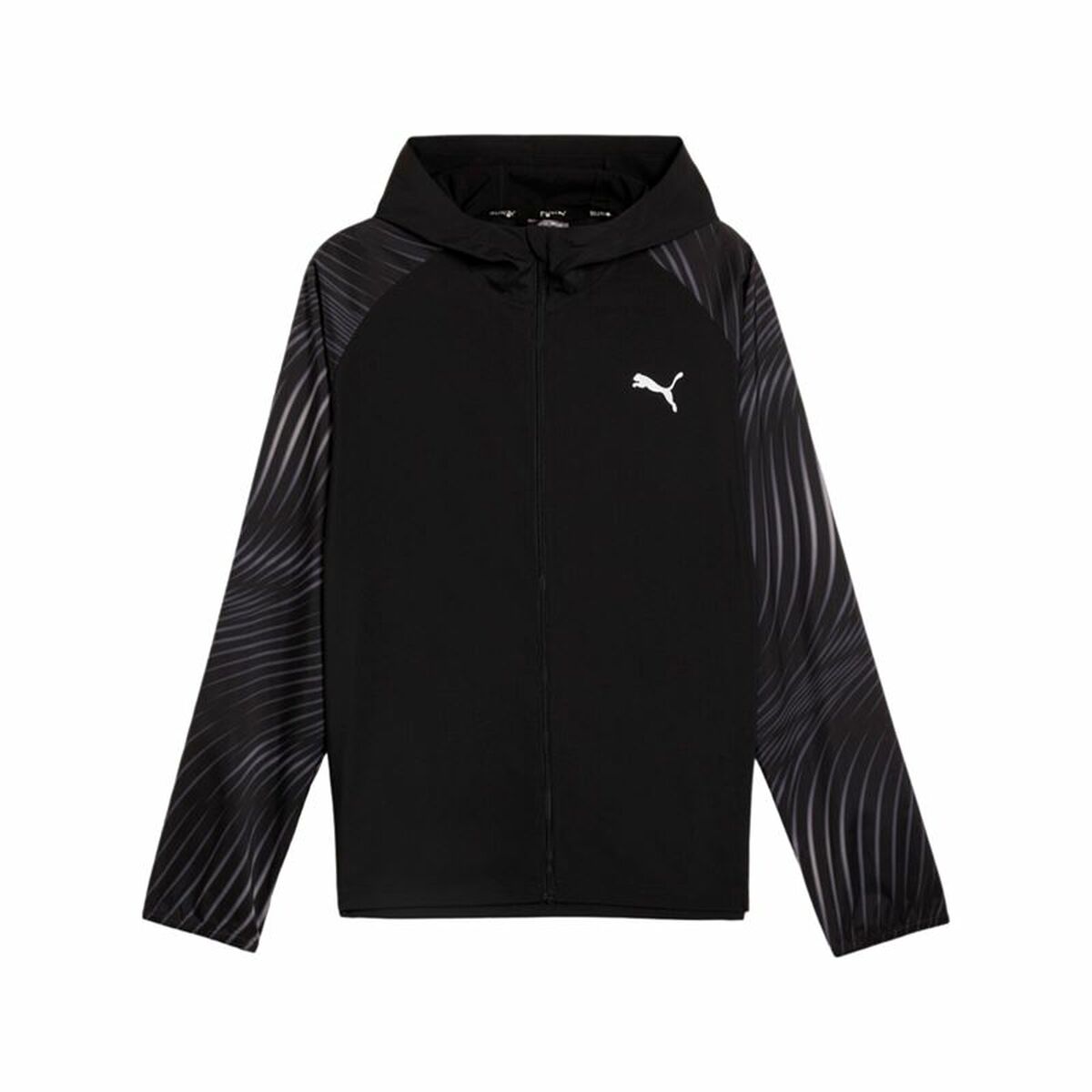 Träningsjacka Herr Puma Run Favorite Aop Woven Svart