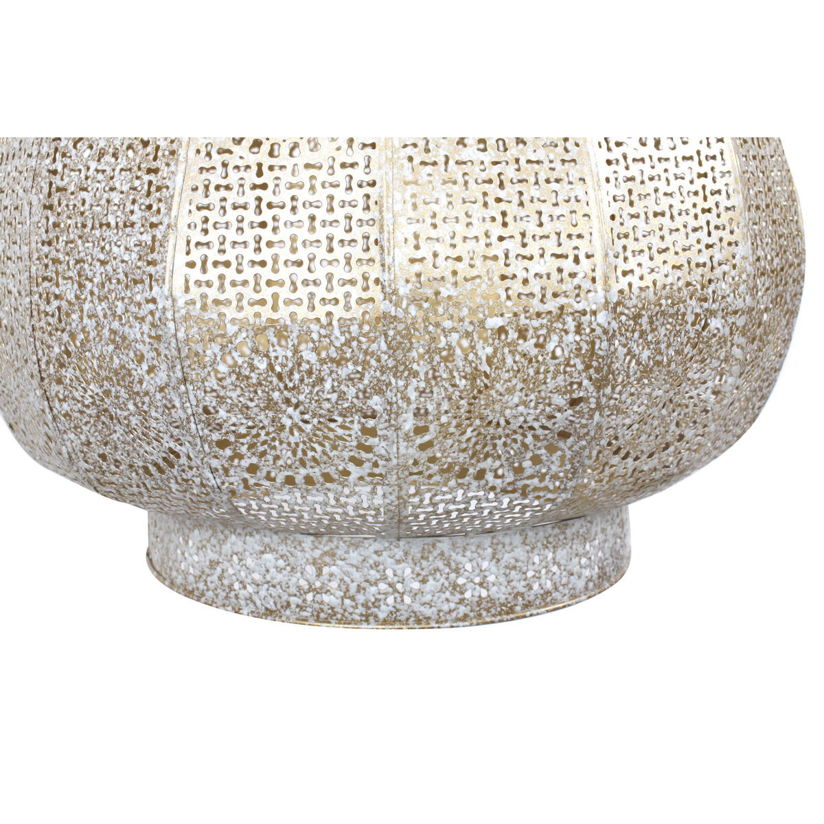 Taklampa Home ESPRIT Vit Gyllene Metall 40 W 40 x 40 x 55 cm - 2