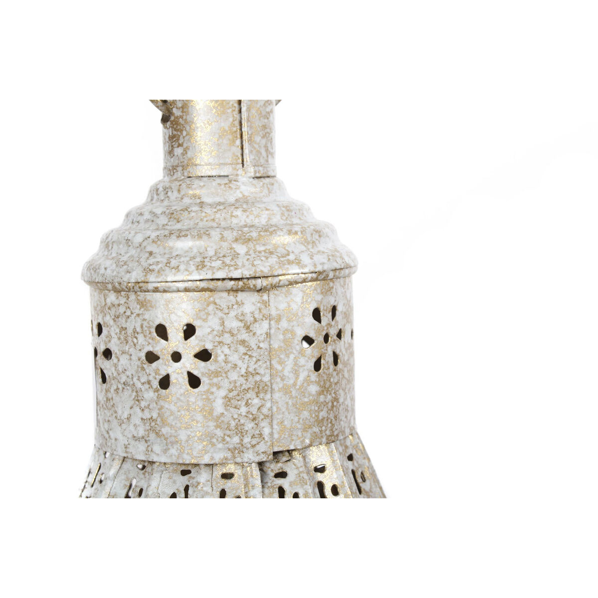Taklampa Home ESPRIT Vit Gyllene Metall 40 W 40 x 40 x 55 cm - 3