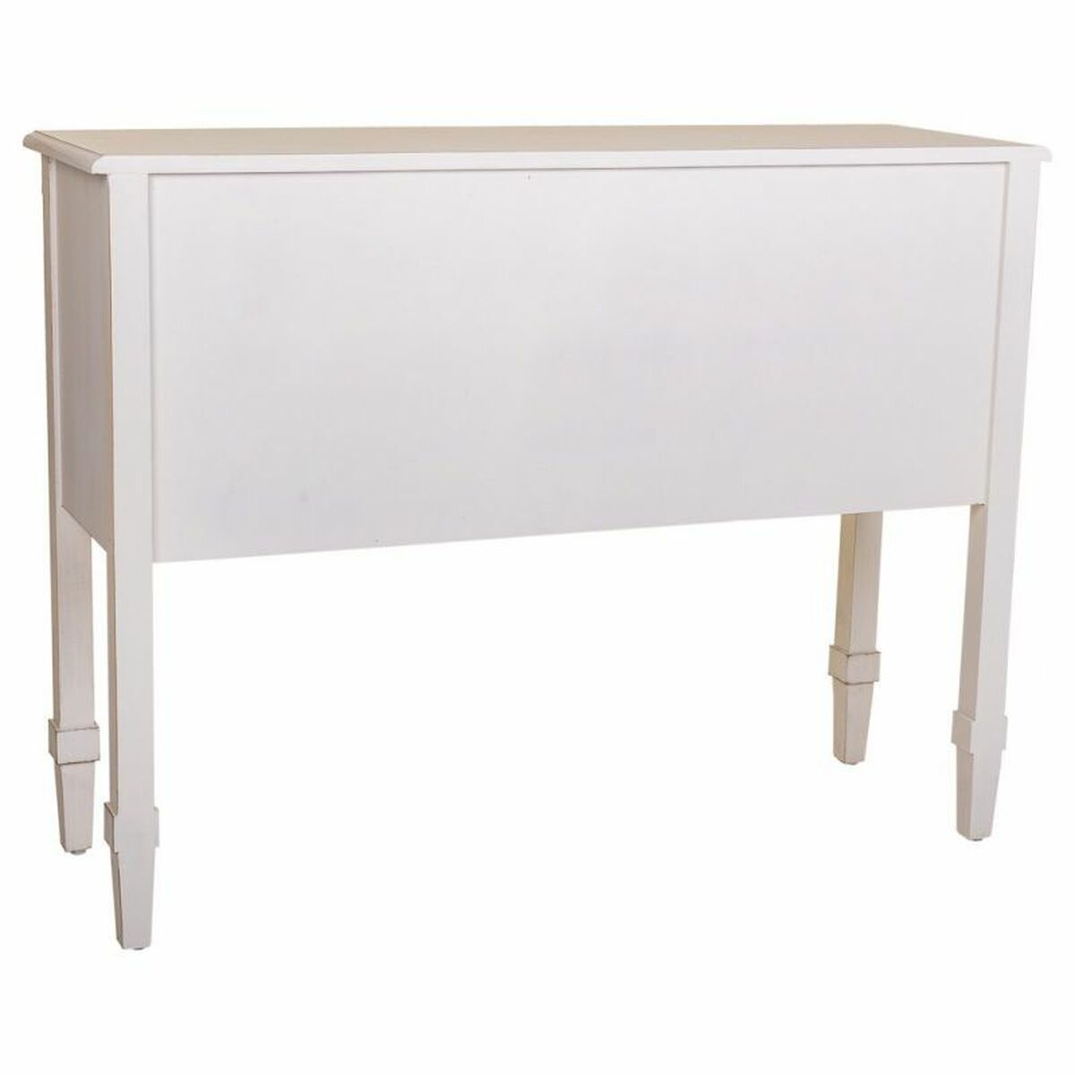 Skänk Alexandra House Living Vit Rattan Granträ 36 x 82 x 108 cm - 7