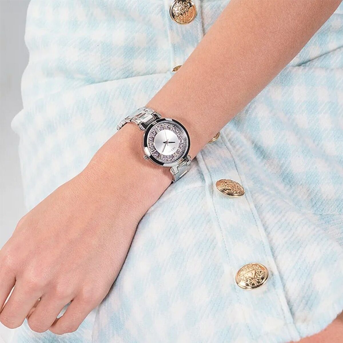 Damklocka Guess CRYSTAL CLEAR (Ø 33 mm) - 4