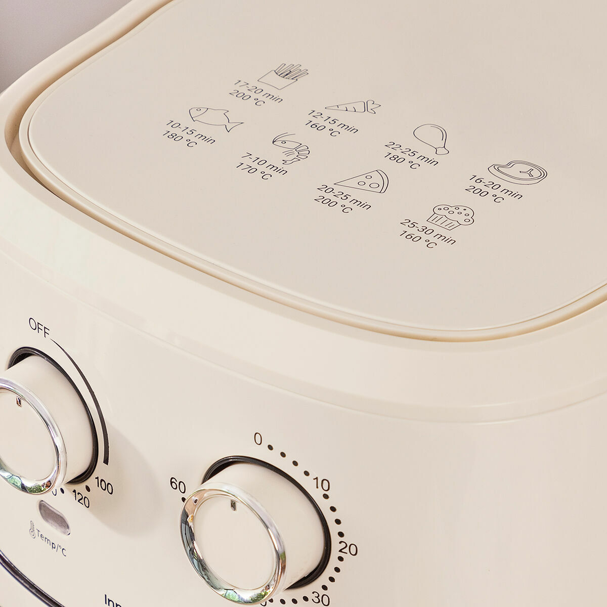 Luftfritös InnovaGoods Kräm 1700 W 6,5 L Rostfritt stål (Renoverade A) - 6