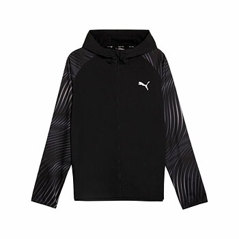 Träningsjacka Herr Puma Run Favorite Aop Woven Svart