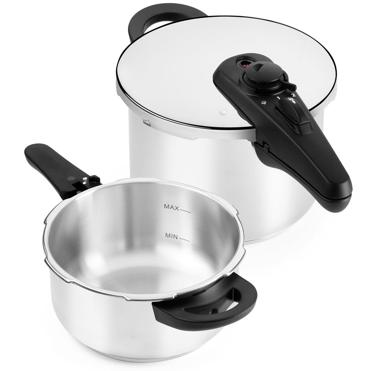 Tryckkokare BRA A185905 Rostfritt stål 4 L 6 L