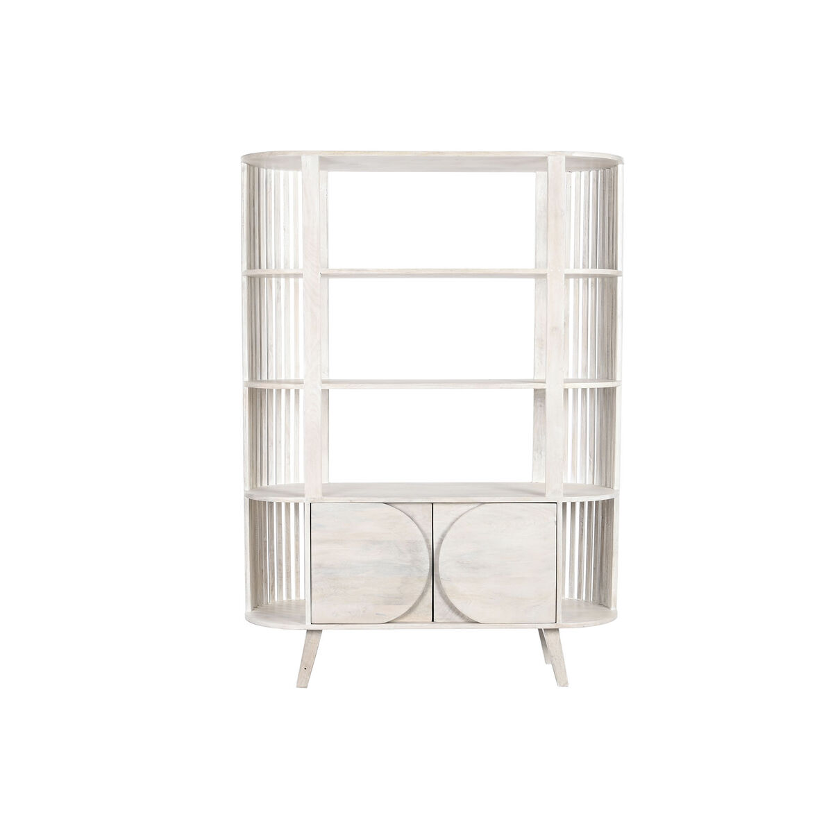 Bokhylla DKD Home Decor Vit Mangoträ 116 x 40 x 160 cm (1) - 11