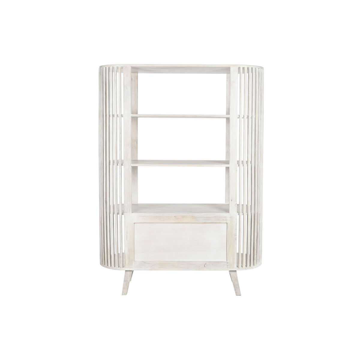 Bokhylla DKD Home Decor Vit Mangoträ 116 x 40 x 160 cm (1) - 12