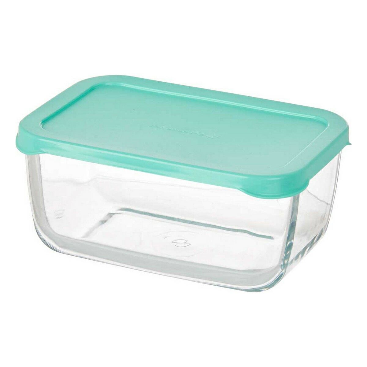 Lunchlåda Pasabahce Snow Grön Transparent Glas Polyetylen 790 ml 16,3 x 7,4 x 11,4 cm (12 antal) - 5