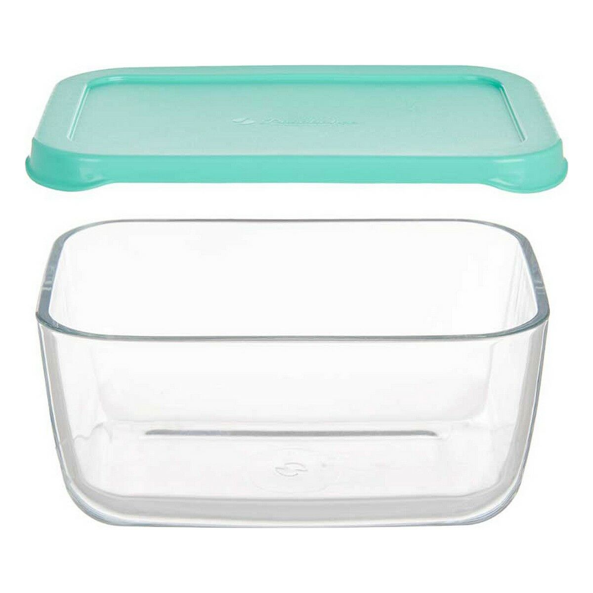 Lunchlåda Pasabahce Snow Grön Transparent Glas Polyetylen 790 ml 16,3 x 7,4 x 11,4 cm (12 antal) - 2