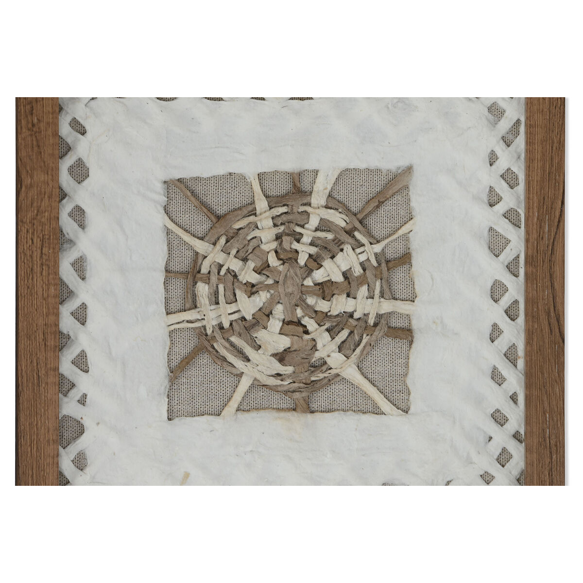 4-ramsset Home ESPRIT Papper Glas 22 x 2 x 22 cm - 3