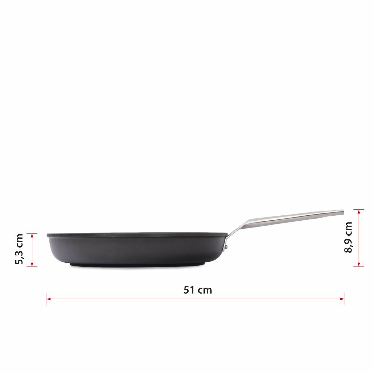 Stekpanna Valira AIRE 30CM Svart Aluminium (Ø 30 cm) - 2