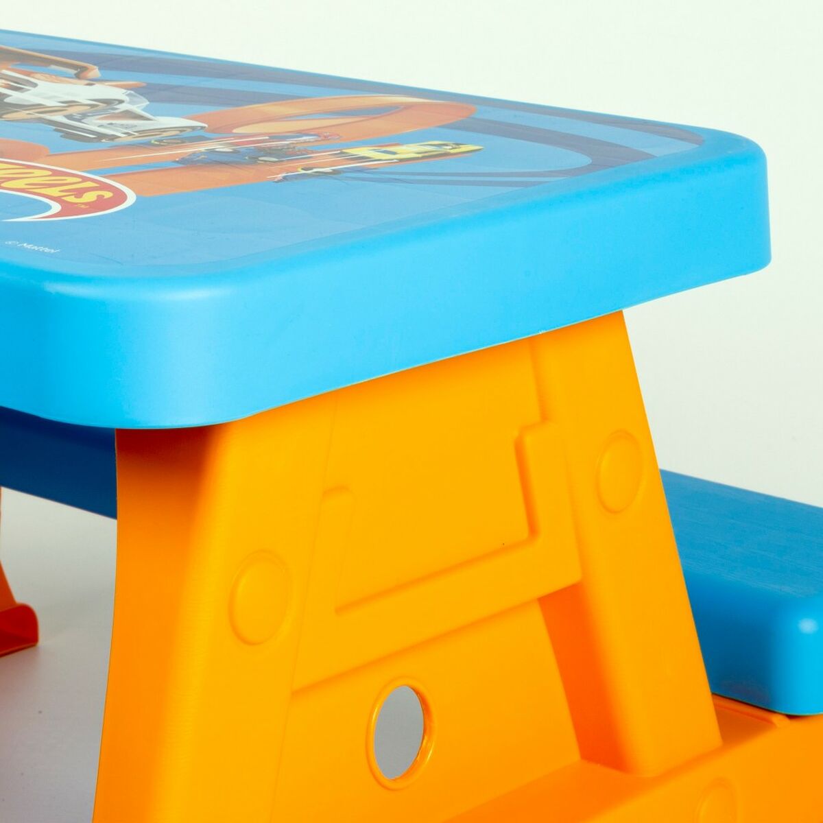 Barnbord och korg Hot Wheels Blå Orange Plast 69 x 42 x 79 cm - 4