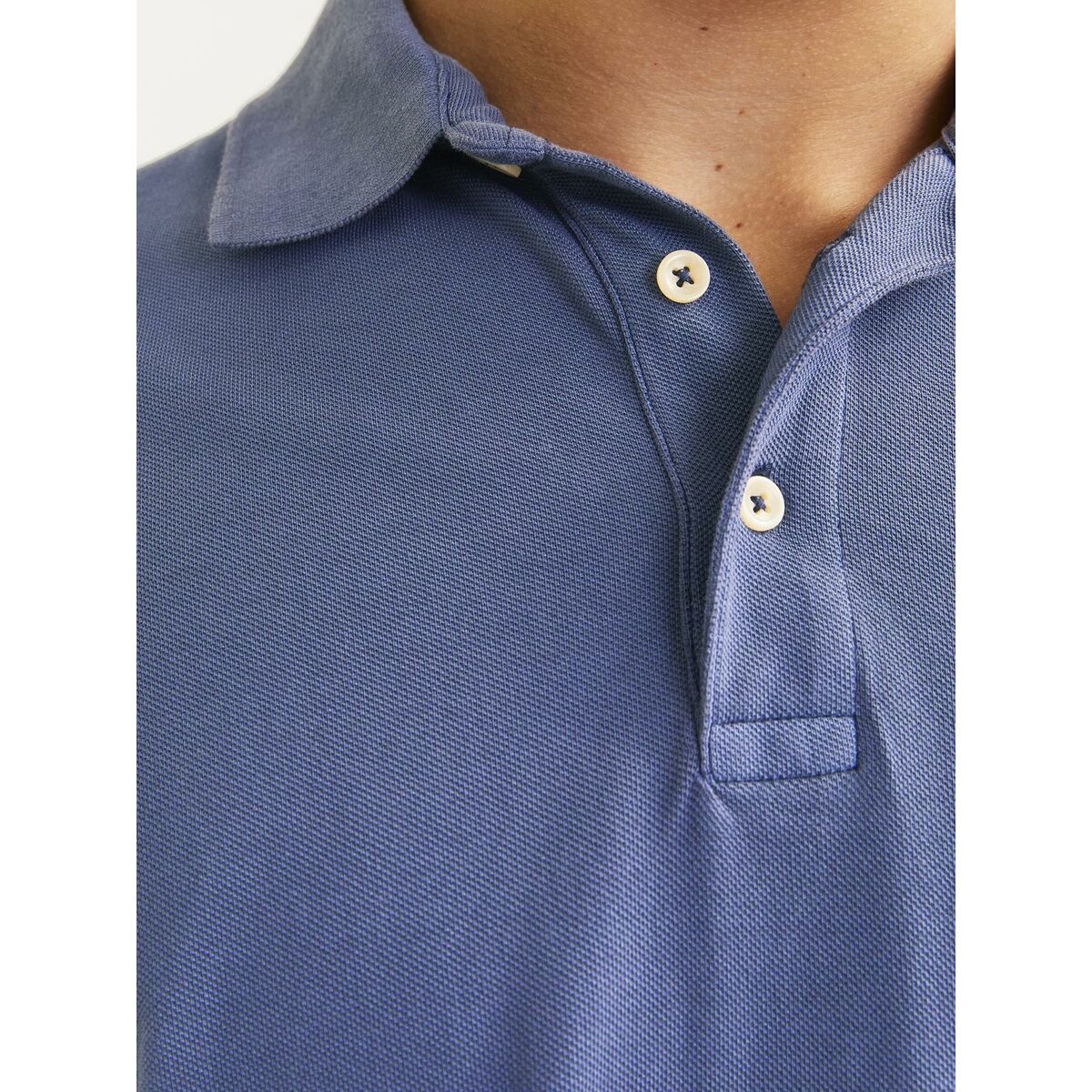 Polotröja kortärmad Herr Jack & Jones JPRBLUWILLIAM  12257315 Blå - 6