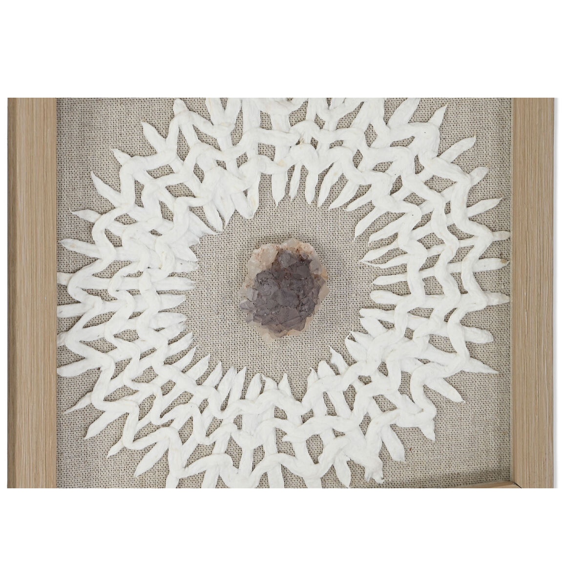 4-ramsset Home ESPRIT Papper Glas 22 x 2 x 22 cm - 3