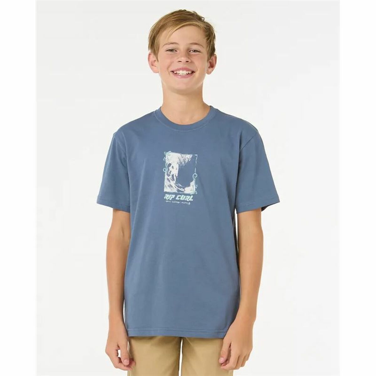Barn T-shirt med kortärm Rip Curl Raw Energy Frame Tee - 2