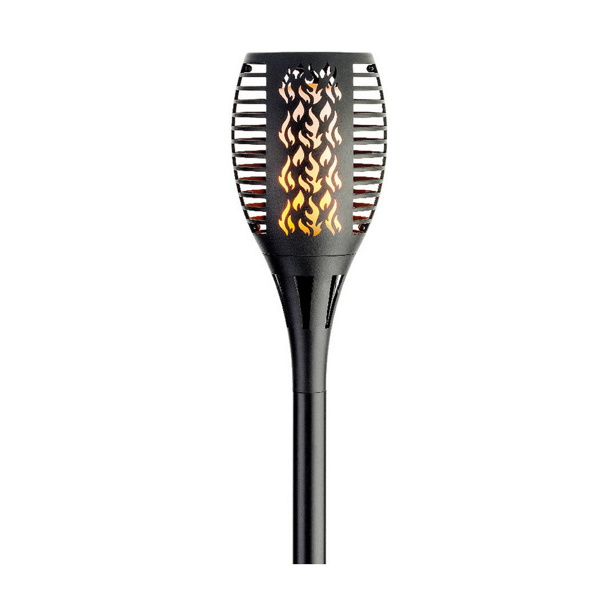 Solcellsdriven trädgårdspinne Lumineo Aluminium Svart Sol - 4