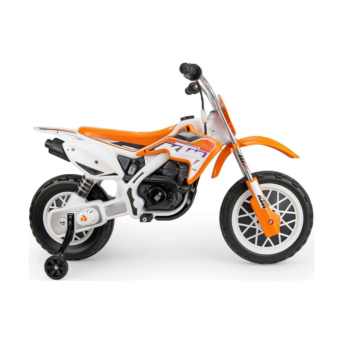 Elektrisk skoter för barn Injusa Cross KTM SX Orange 12 V - 12