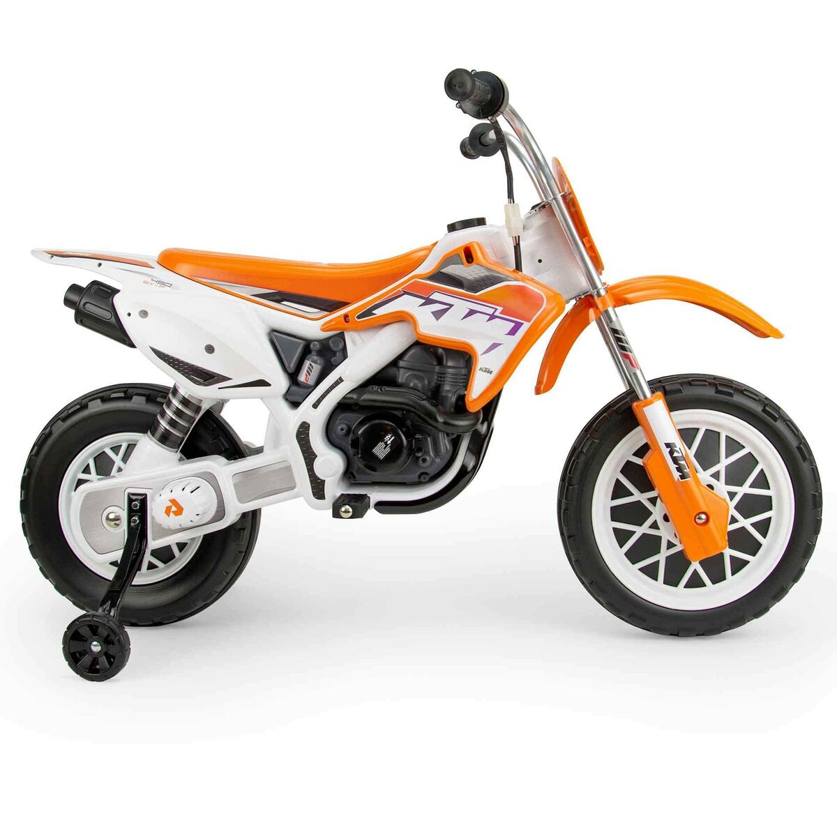 Elektrisk skoter för barn Injusa Cross KTM SX Orange 12 V - 4