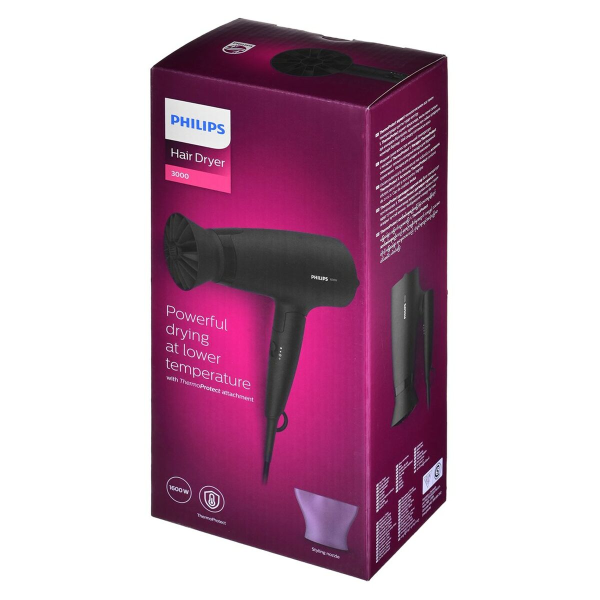 Hårtork Philips BHD308/10 Svart 1600 W - 8