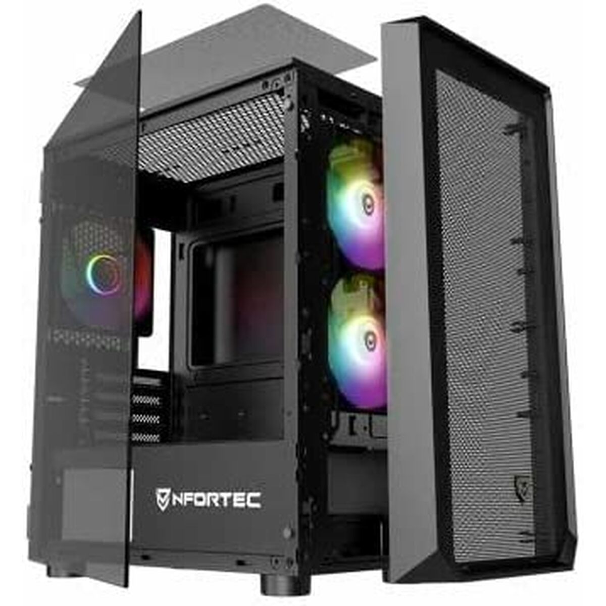 ATX Låda Nfortec DYS Svart - 2
