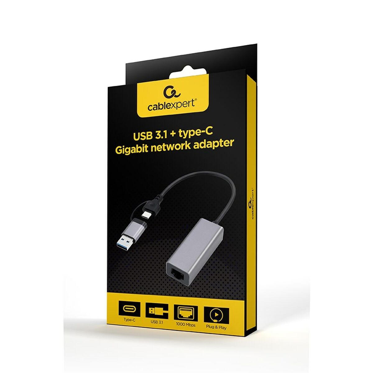 Nätadapter GEMBIRD A-USB3AC-LAN-01 - 2