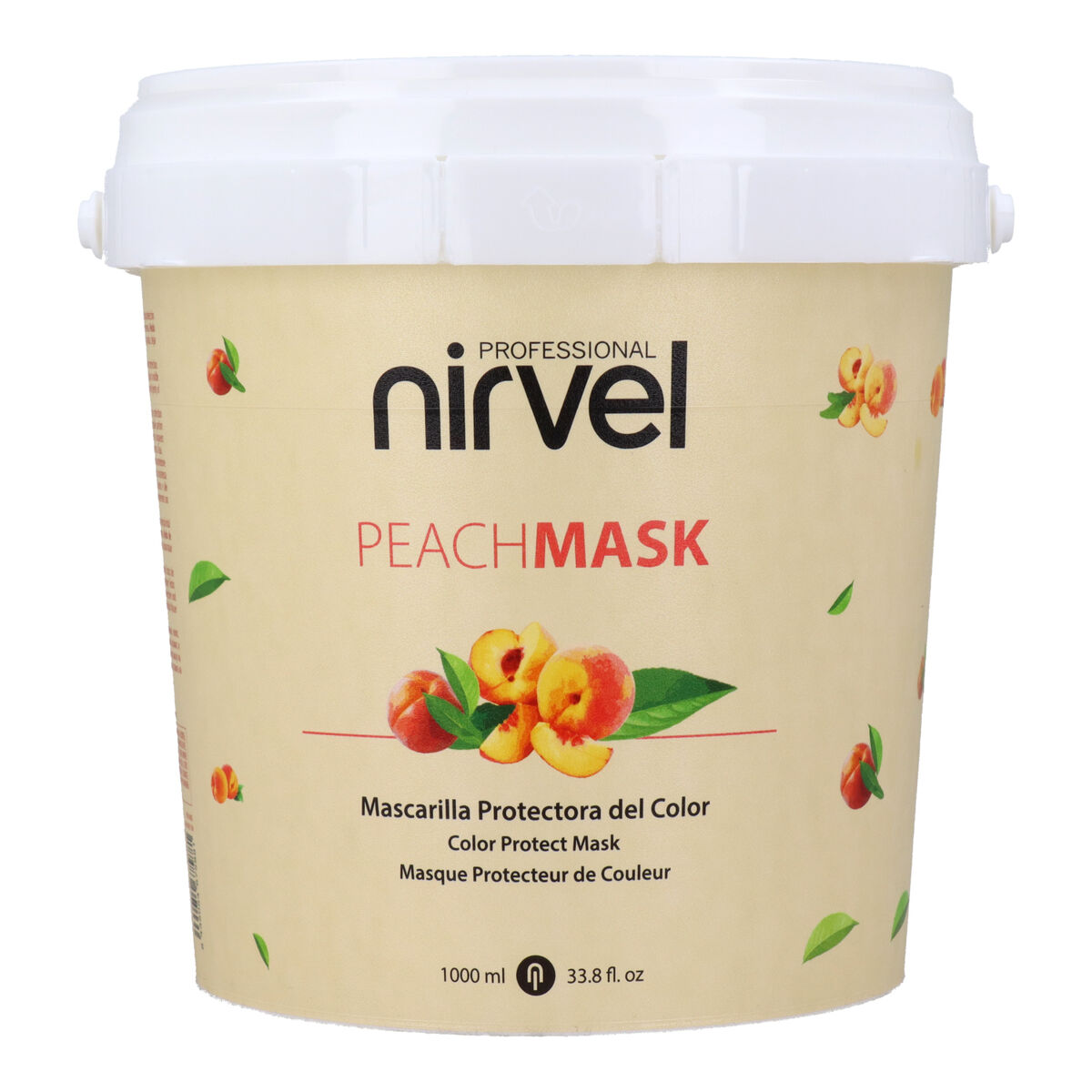 Mask för färgat hår Nirvel Peach 1 L