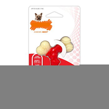 Tuggleksak för hundar Nylabone Extreme Chew Double Termoplast Bacon XS