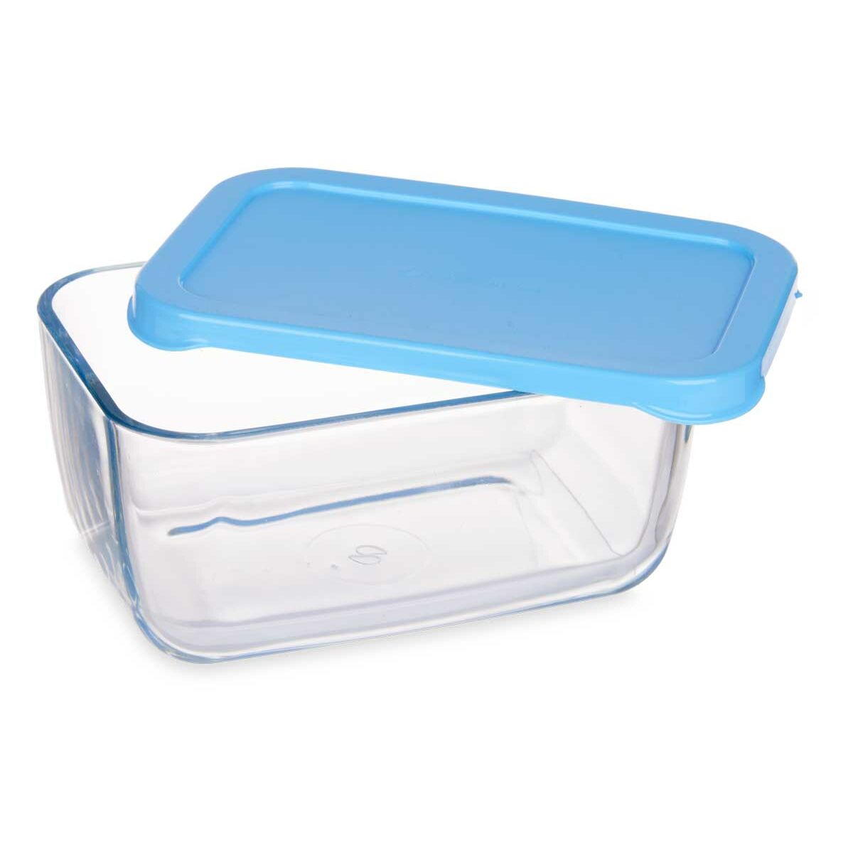 Lunchlåda Pasabahce SNOW BOX Blå Transparent Glas Polyetylen 790 ml 16,3 x 7,4 x 11,4 cm (12 antal) - 5