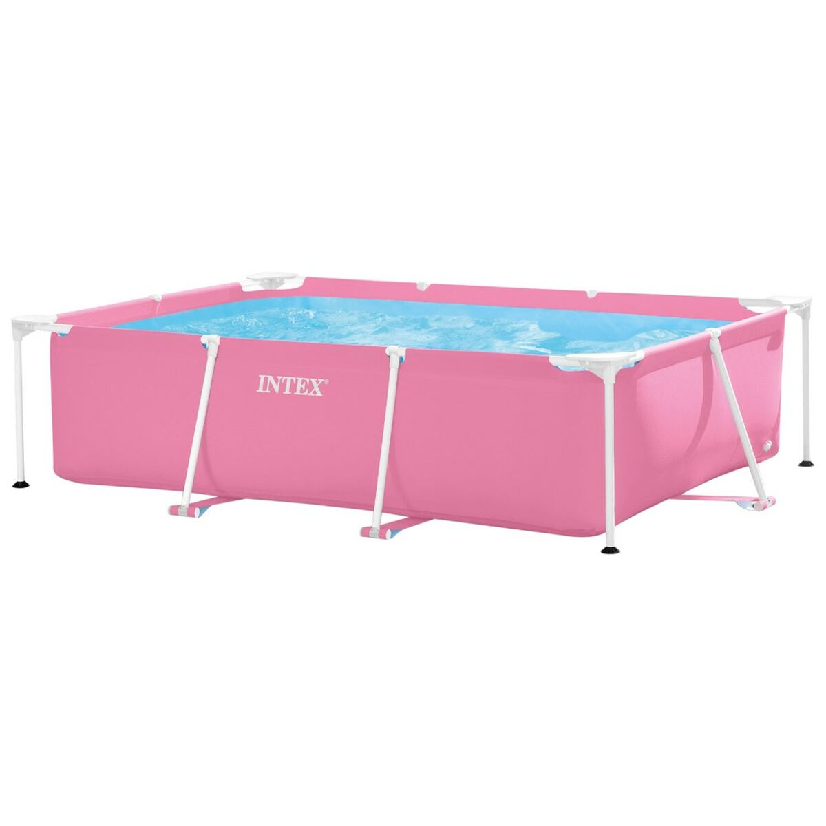 flyttbar pool Intex Small Frame Familiar 28266NP 220 x 60 x 150 cm Rosa - 7