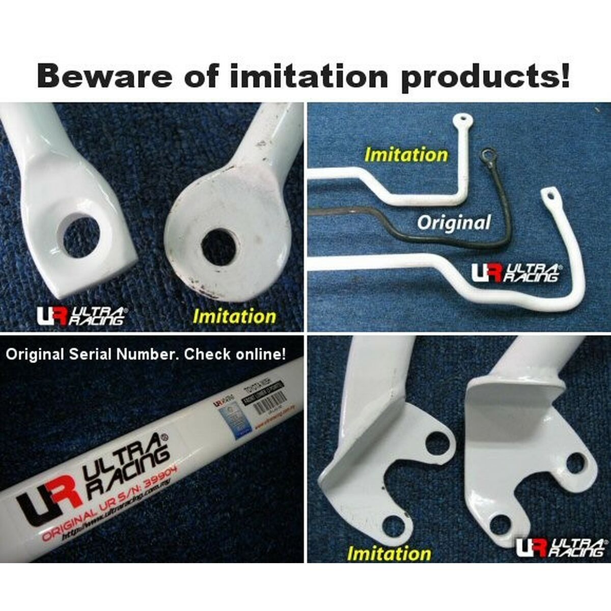 Förstärkningsstag Ultra Racing URTW4-786 Över Frontal - 2