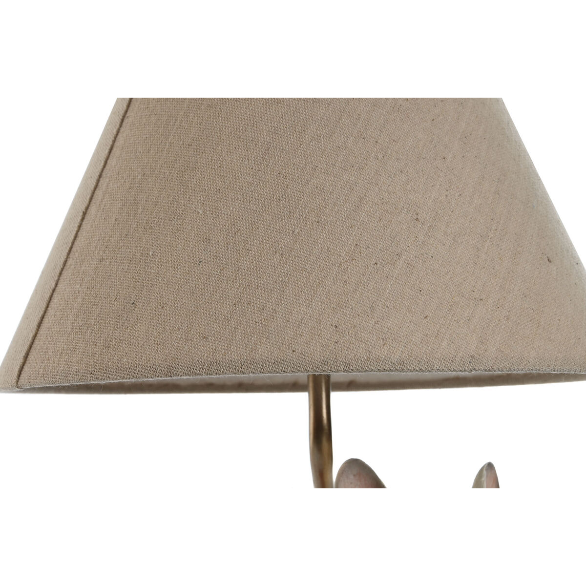 Bordslampa Home ESPRIT Vit Röd Metall Harts 50 W 220 V 26 x 26 x 46 cm - 3