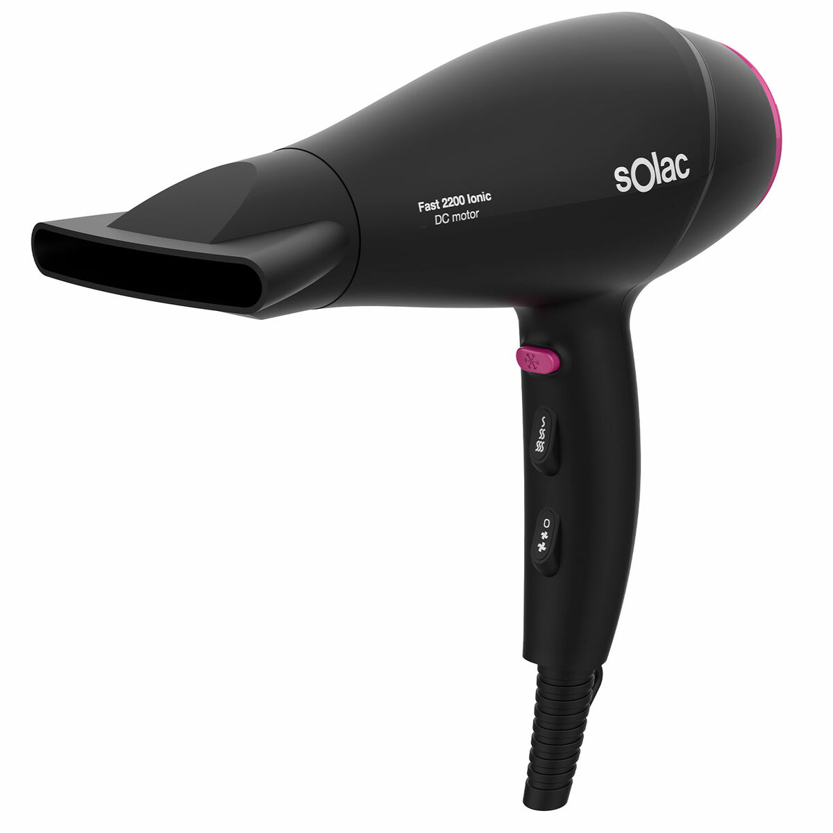 Hårtork Solac SH7083 2200 W Svart