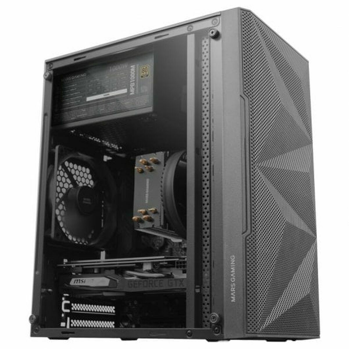 ATX Semitorn Mars Gaming MC1500 Svart - 2