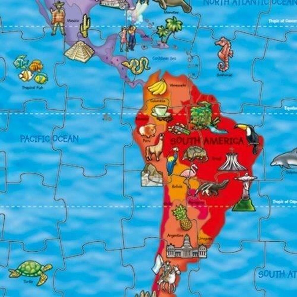 Pussel Orchard World Map (FR) - 4