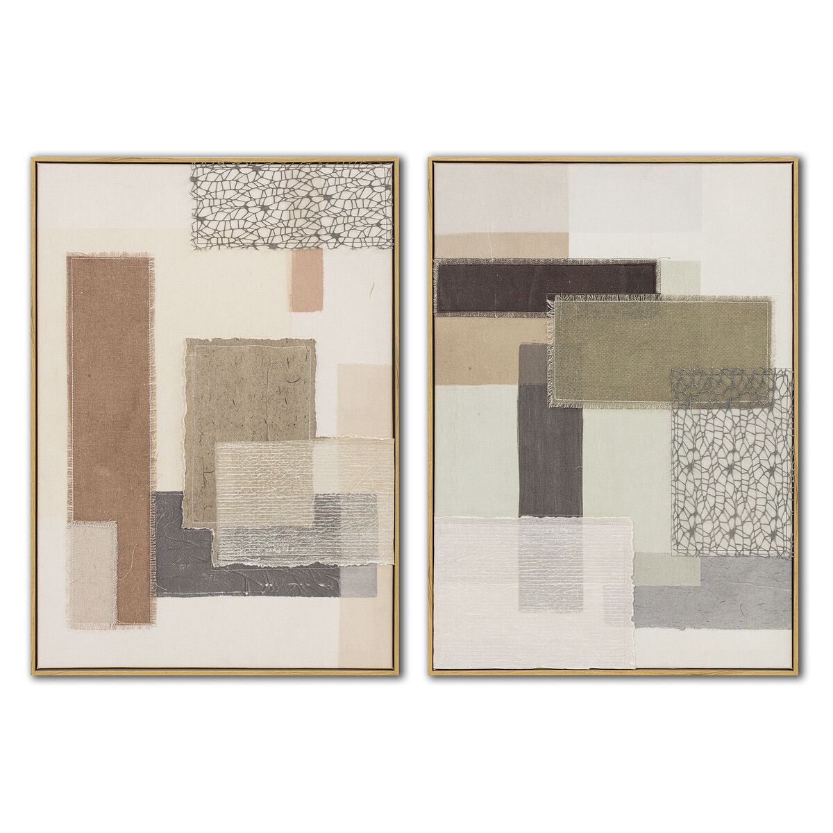 Kanvas Home ESPRIT polystyren Kanvas 50 x 3 x 70 cm 50 x 3,2 x 70 cm