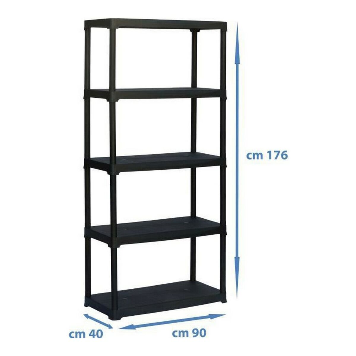 Bokhylla TOOD 150 kg (176 x 90 x 40 cm) - 4