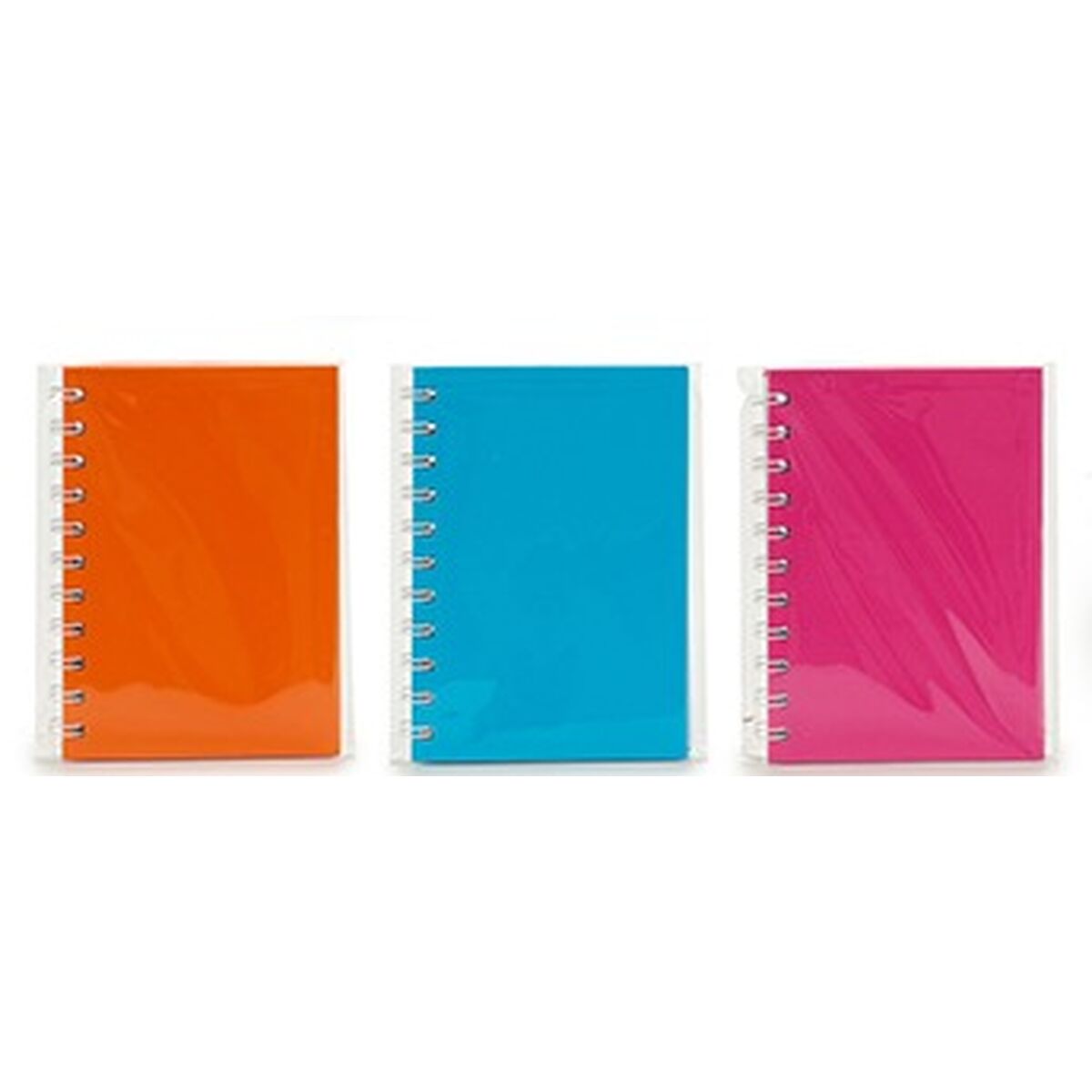 Bok med ringar Pincello Blå Grön Orange Rosa A6 (24 antal) - 2