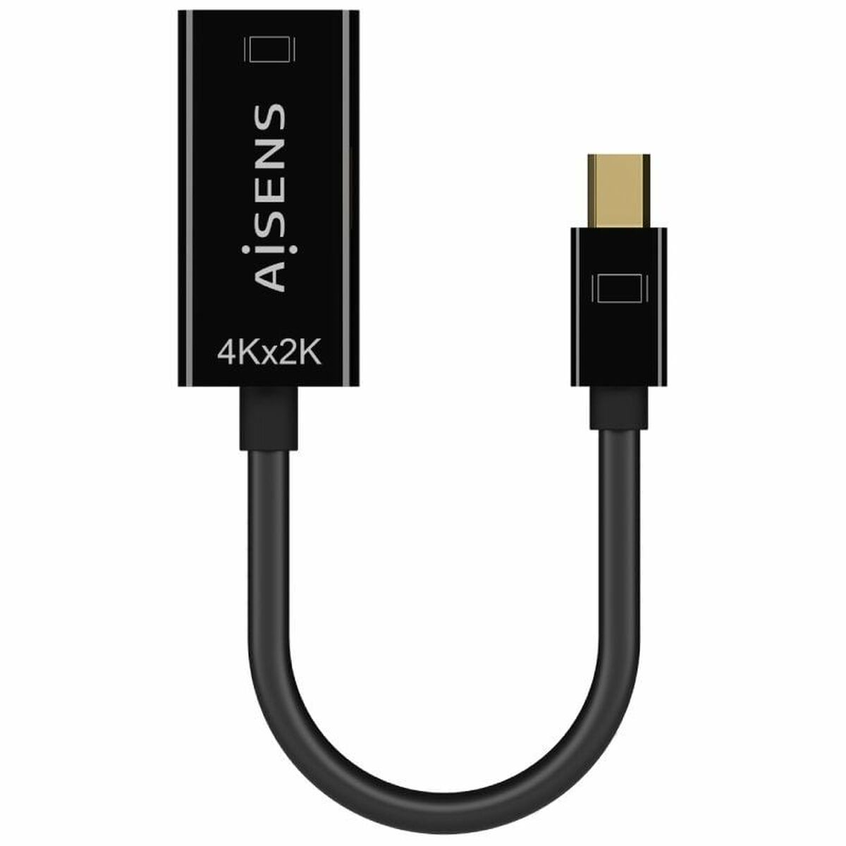 Adapter Mini Display Port till HDMI Aisens A125-0643 Svart 15 cm - 3