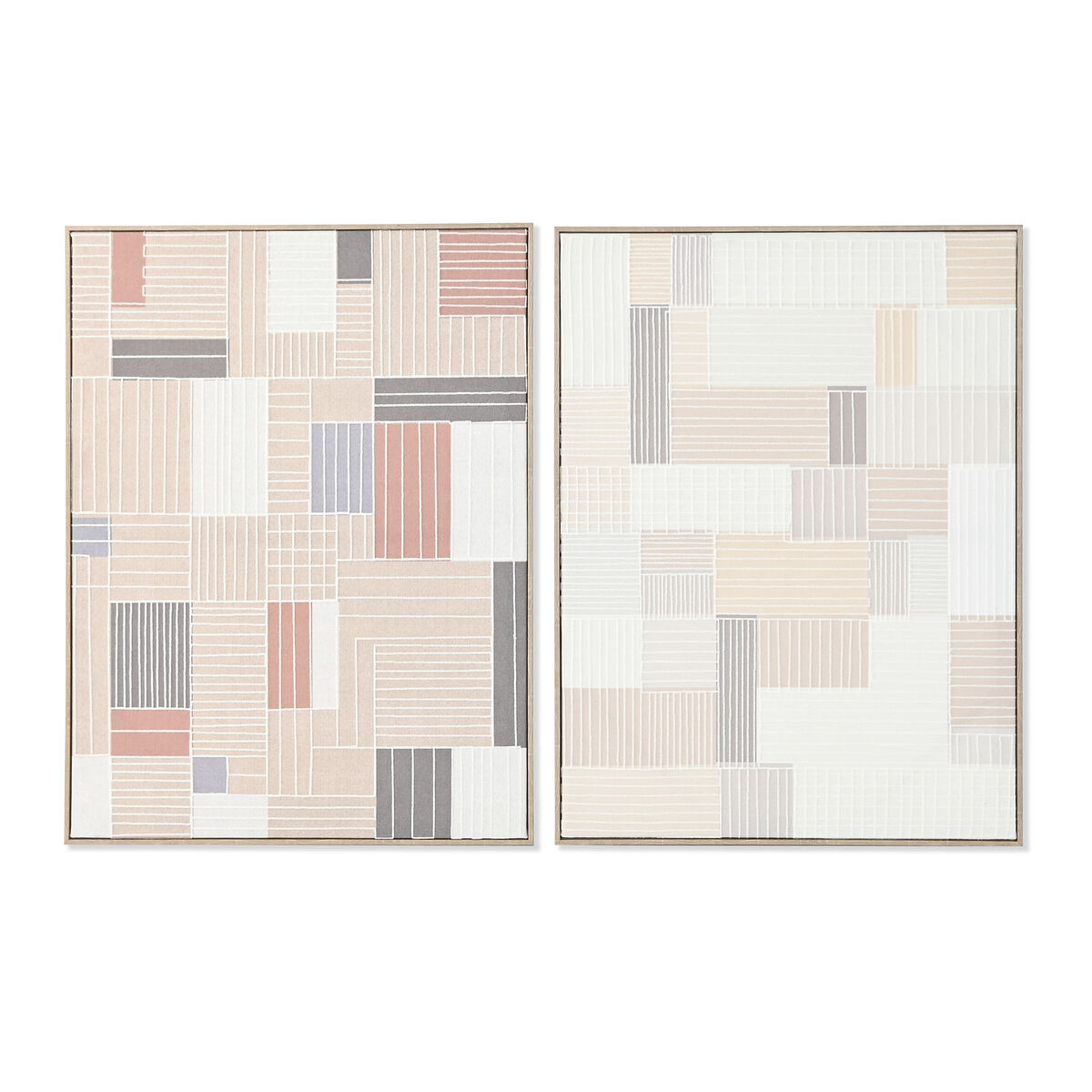 Kanvas Home ESPRIT polystyren Kanvas 60 x 3 x 80 cm