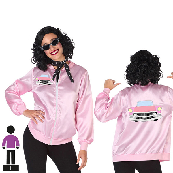 Maskeraddräkt vuxna Rosa 50-talet (1 pcs) - 2