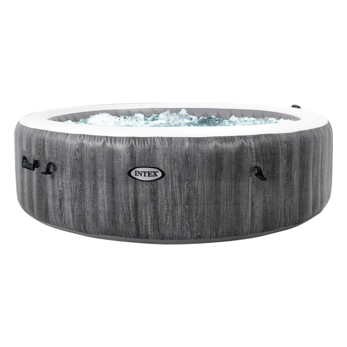 Uppblåsbart spa Intex Purespa Greywood Deluxe 28440EX 220-240 V 4 platser 1741 l/h - 3