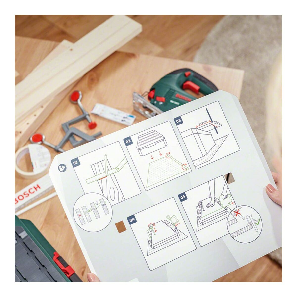 Arbetsbord BOSCH Sågad - 10