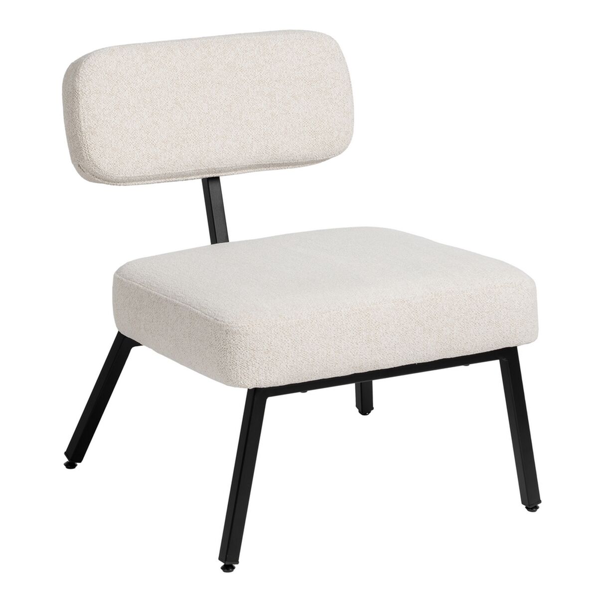 Stol Vit Svart 58 x 59 x 71 cm