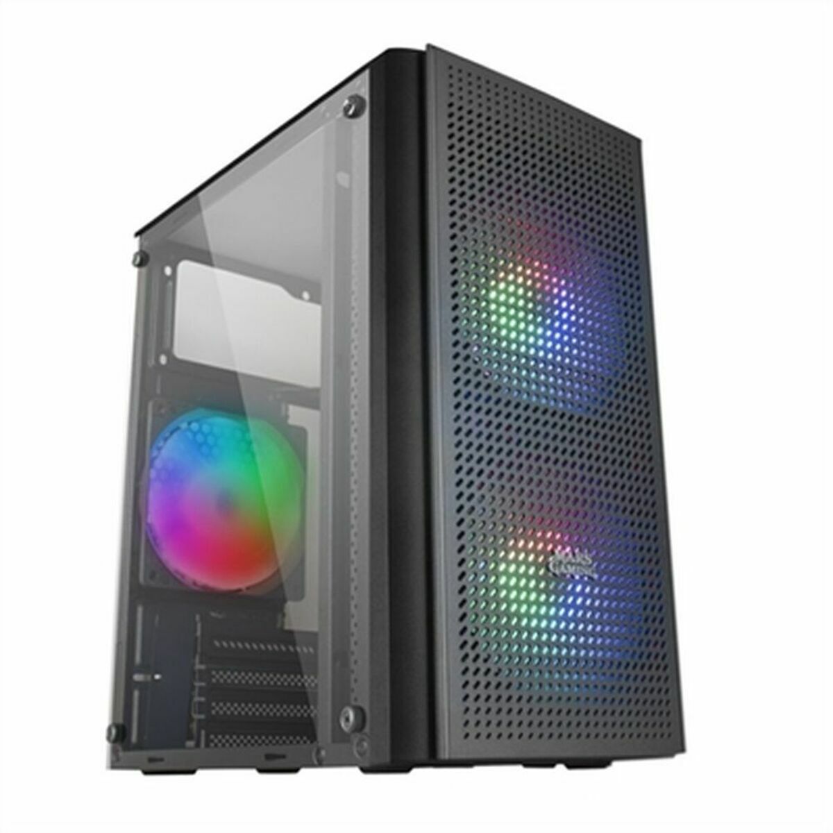 ATX Semitorn Mars Gaming MC300 Svart LED RGB RGB mATX - 3