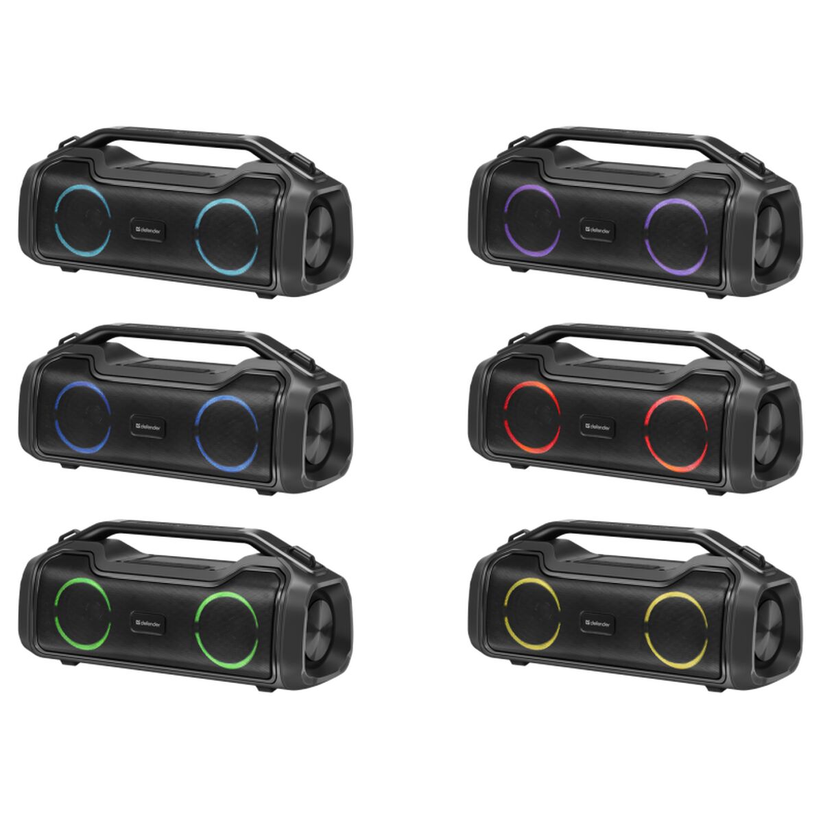 Bärbar Bluetooth Högtalare Defender BeatBox 50 Svart 50 W (1 antal) - 3