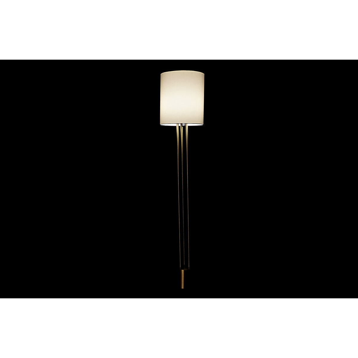 Golvlampa DKD Home Decor Vit Gyllene Metall 50 W 220 V 33 x 33 x 165 cm - 2